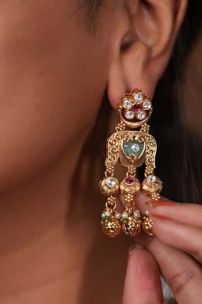Taradevi Gold Sone Pe Suhaga Traditional Indian Set