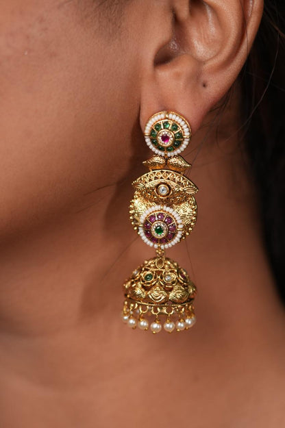 Sone Pe Suhaga Big Gold Jhumkas | Sone Pe Suhaga Collection