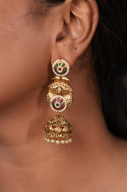 Sone Pe Suhaga Big Gold Jhumkas | Sone Pe Suhaga Collection