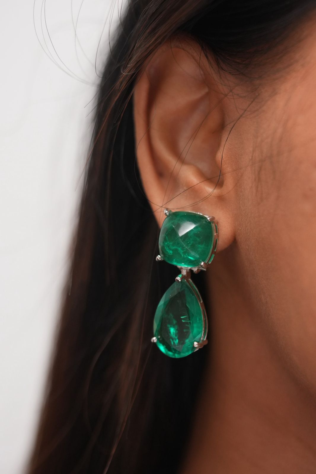 Powerplay Emerald Doublet Diamond set