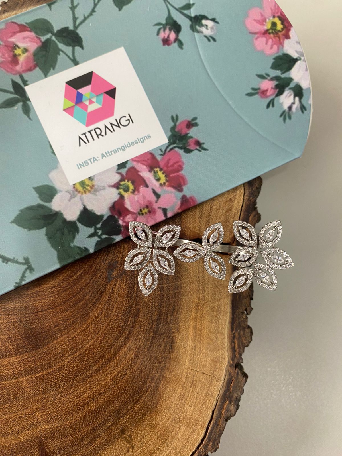 Flora 3 in 1 Diamond Cocktail Ring