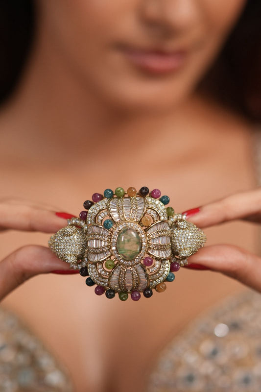 Abraar Sabhya Multicolour Statement Handcuff | Kada