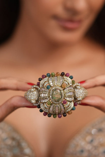 Abraar Sabhya Multicolour Statement Handcuff | Kada