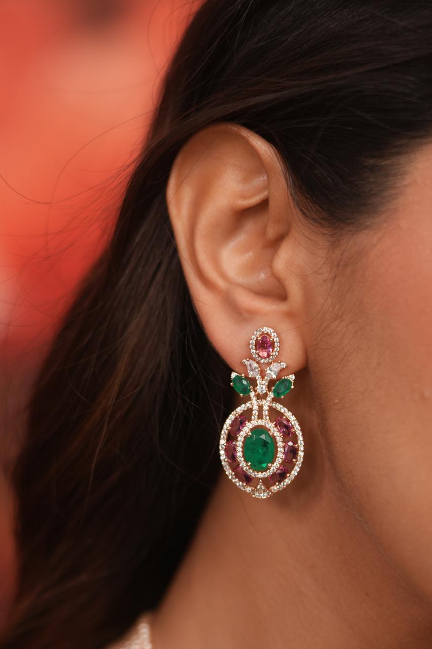 Emerald Rose Bloom Diamond Pastel Set | Enchanted Garden