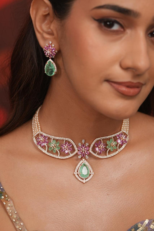 Jade Blossom Royale Diamond Pastel Set | Enchanted Garden