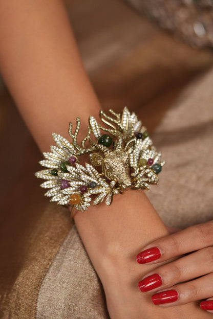 Oh Deer Sabhya Multicolour Statement Handcuff | Kada