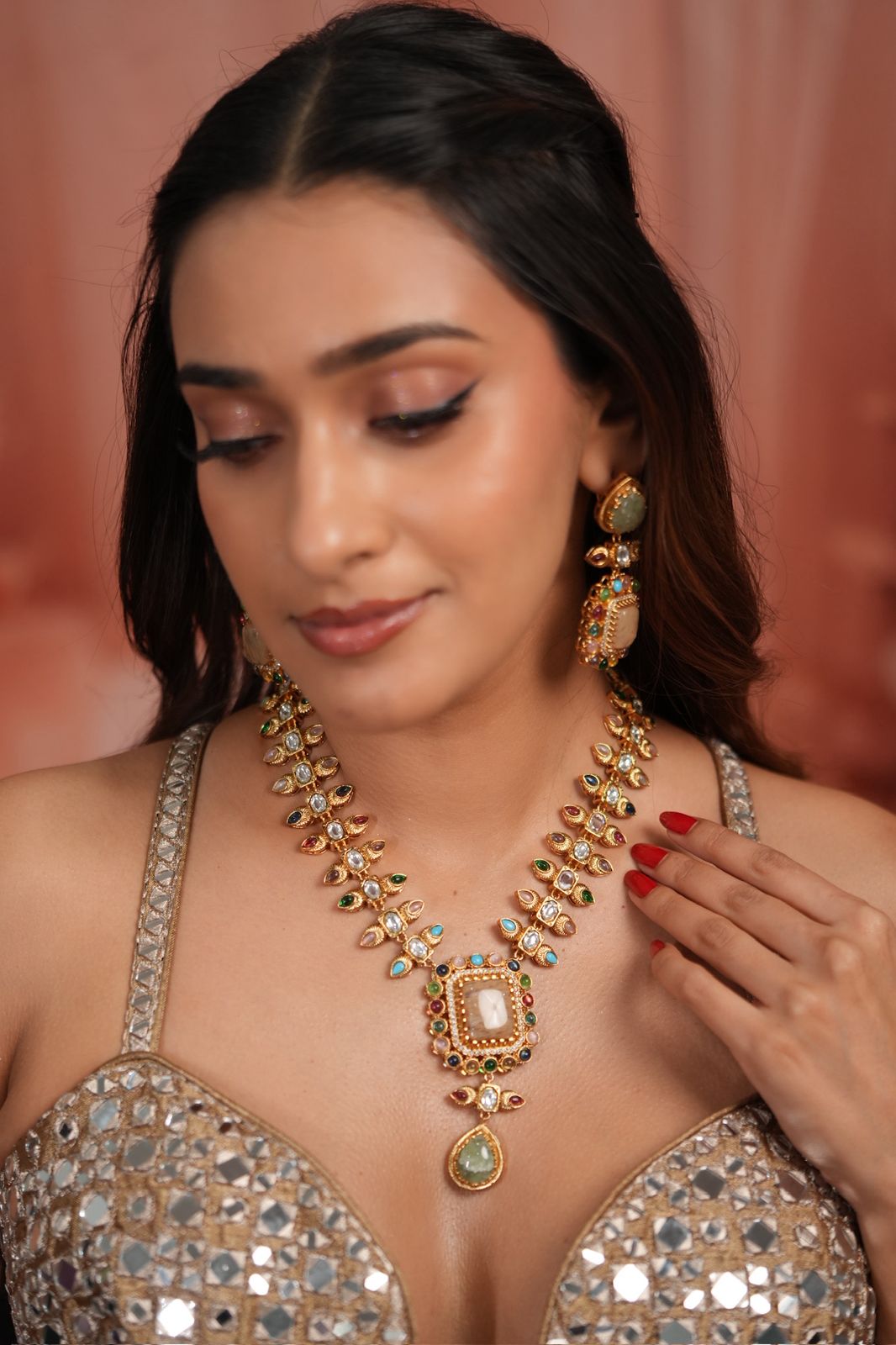 Shammi Sabhya Multicoloured Gemstone Set | GemZ