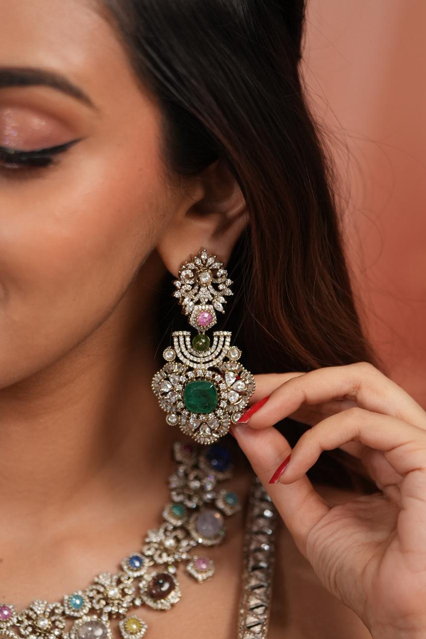 Glitterati Sabhya Oversized Multicolour Pastel Set | GemZ
