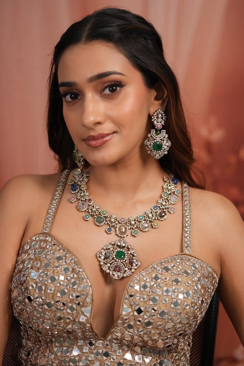 Glitterati Sabhya Oversized Multicolour Pastel Set | GemZ