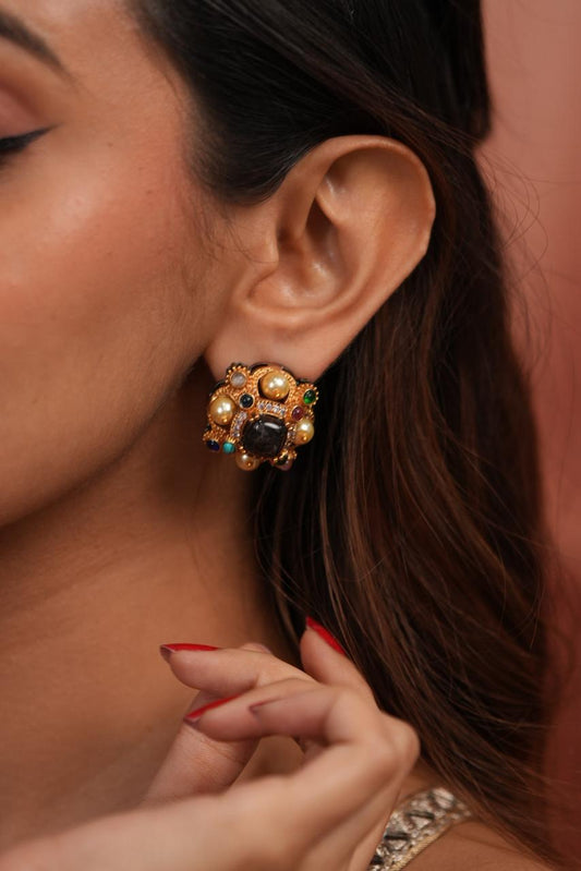 Jimki Multicoloured Pearl Pop Sabhya Studs | GemZ