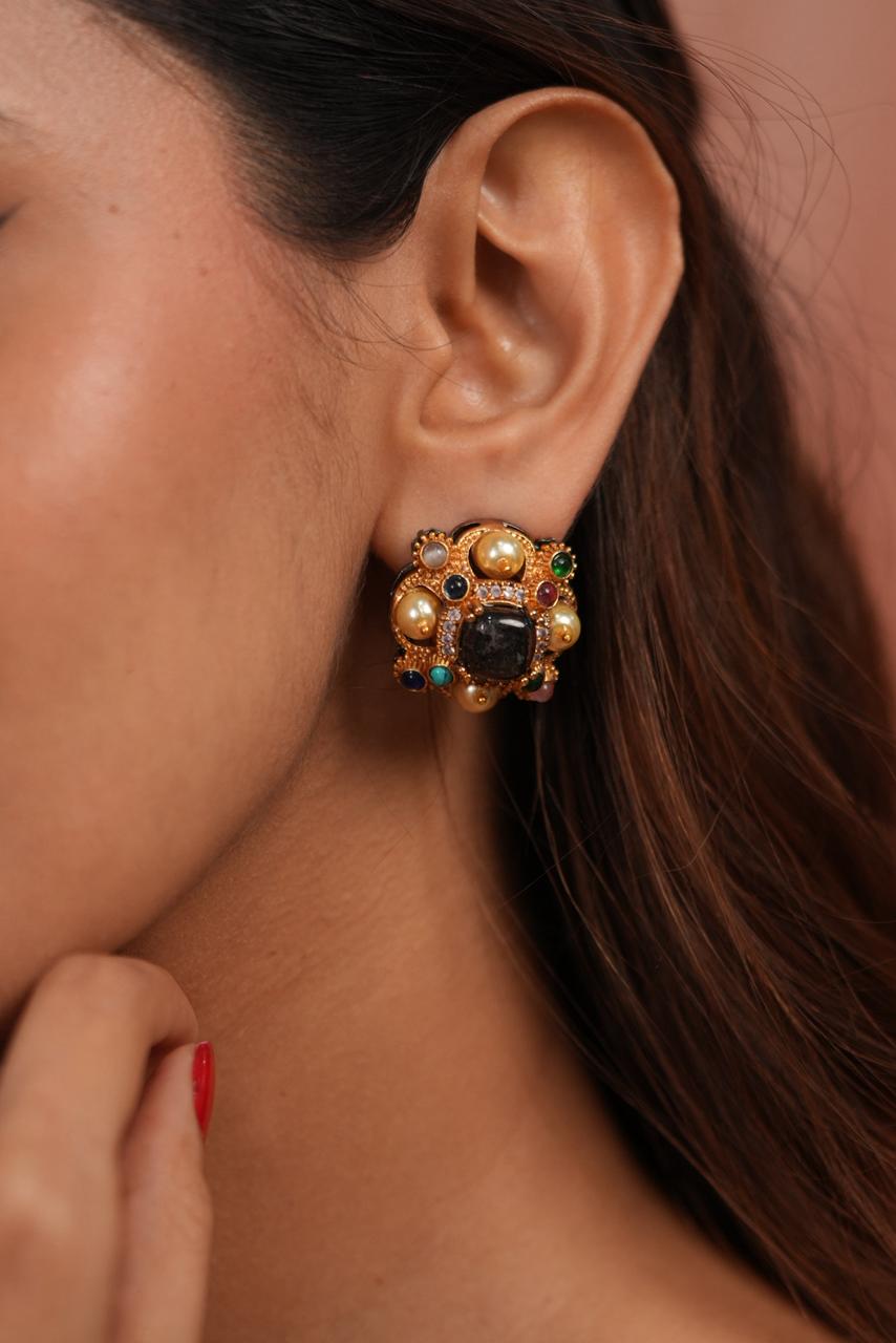 Jimki Multicoloured Pearl Pop Sabhya Studs | GemZ