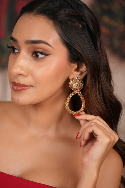 The Dubai Bling Western Party Wear Earrings