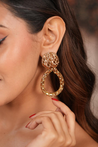 The Dubai Bling Western Party Wear Earrings