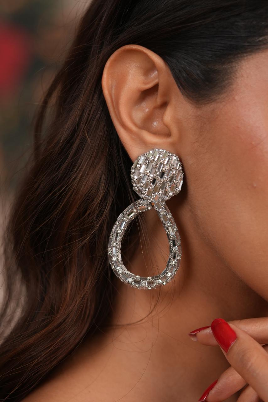 The Dubai Bling Western Party Wear Earrings