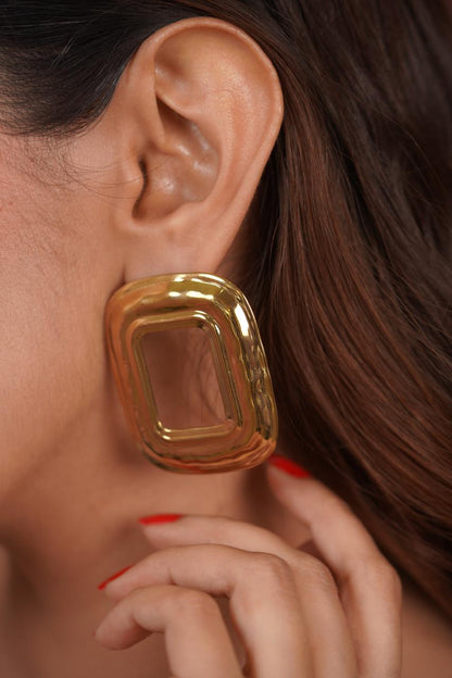 Boss Babe Frame Party Wear Earrings