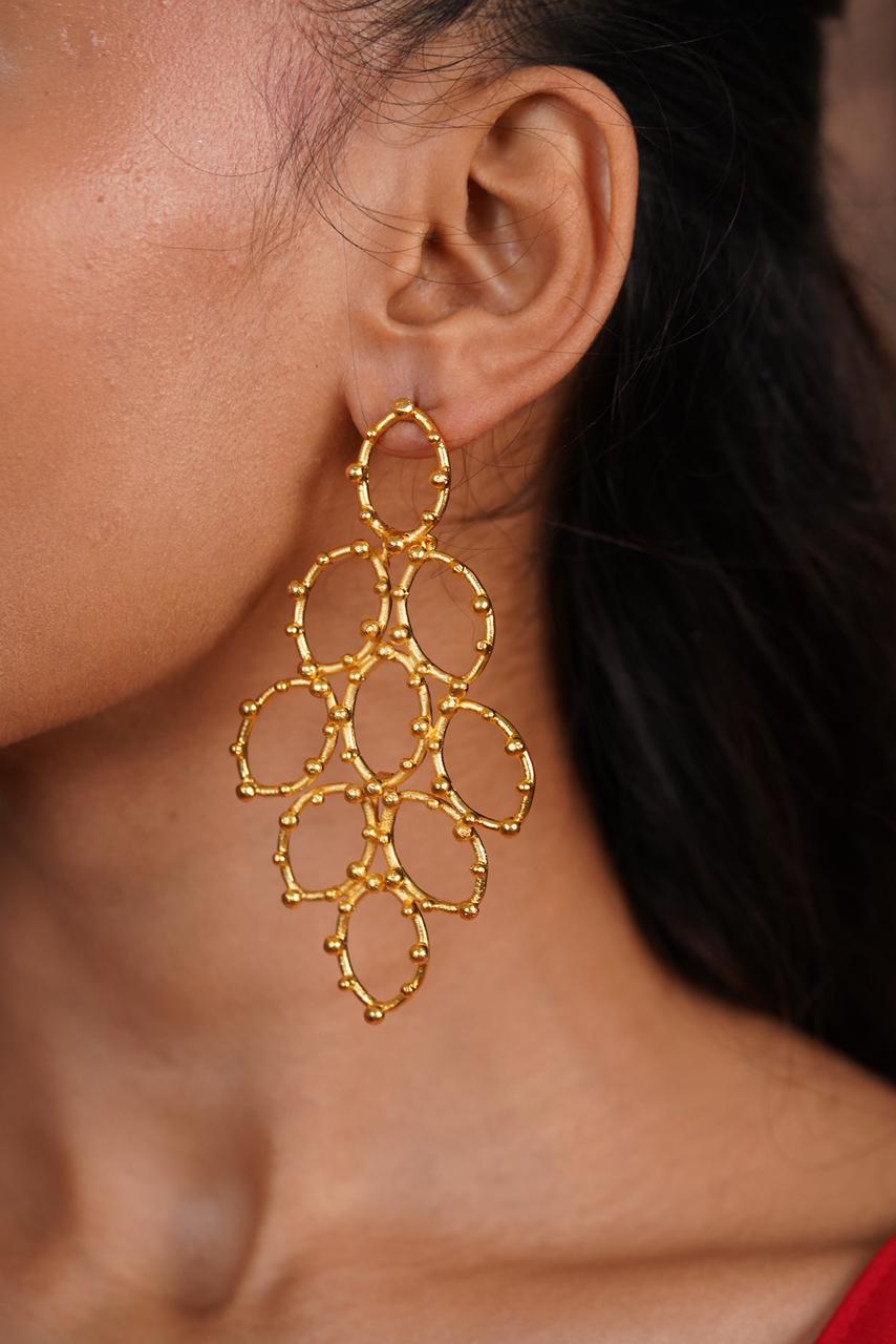 Gold Boho Chick Dangler Earrings