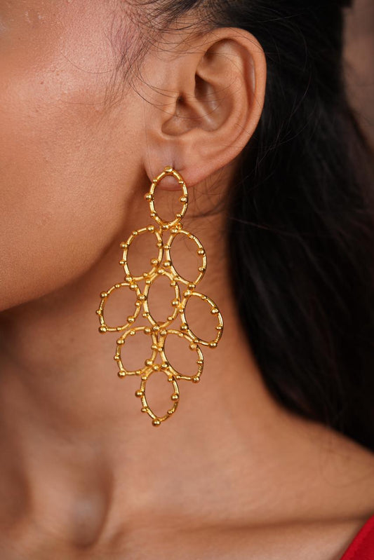 Gold Boho Chick Dangler Earrings
