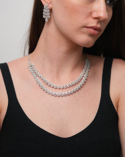 Grace 2 layered Marquise Diamond Set