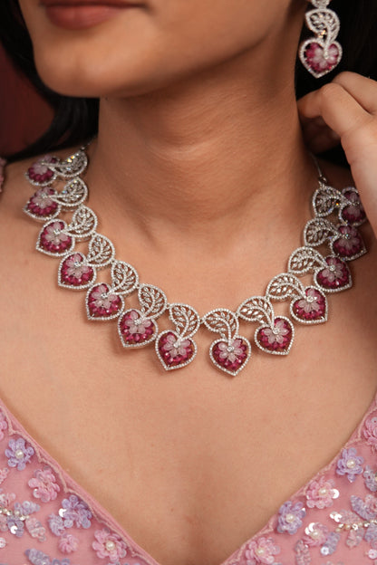 Princess Amorette Pastel Beaded Diamond Necklace Set | LaLa Land 2.0