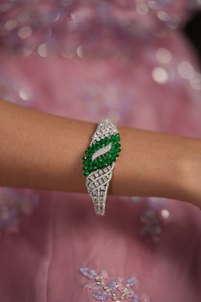 Petaline Grace Pastel Beaded Diamond Openable Bracelet | LaLa Land 2.0