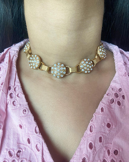 Shubhra Gold Choker Set
