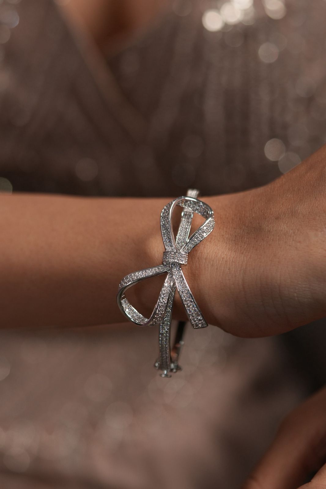 Bows & Ribbons Diamond Daily Wear Bracelet