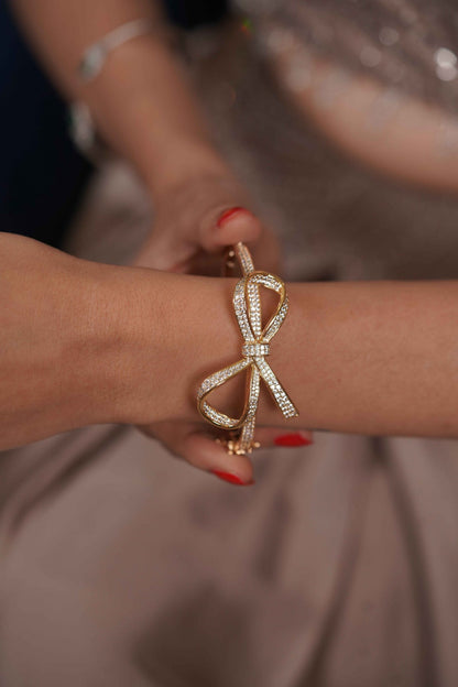 Bows & Ribbons Diamond Daily Wear Bracelet