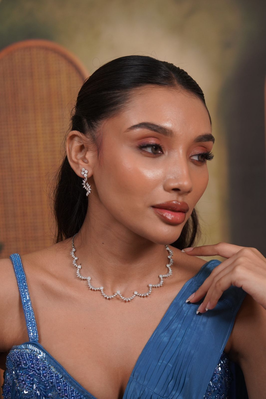 Celebration Diamond Delicate Necklace Set