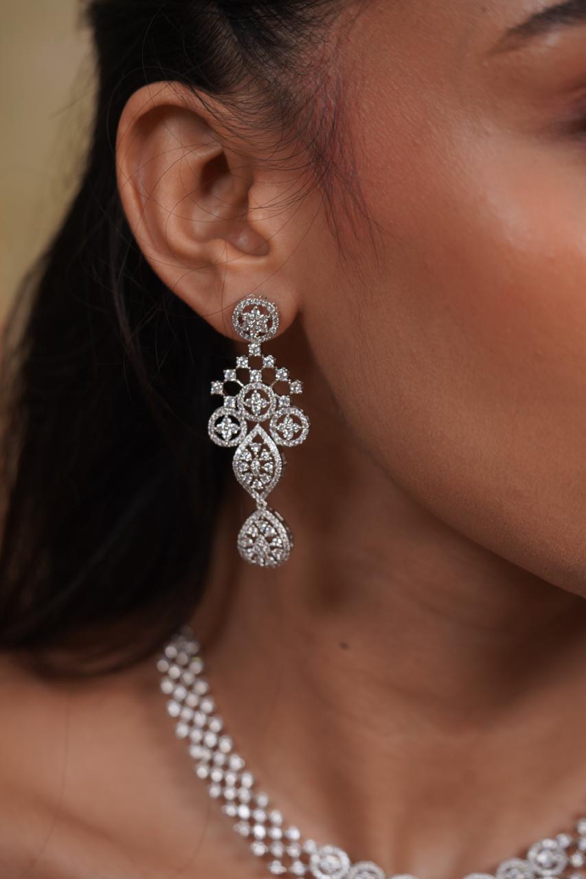 Casava Diamond necklace Set | Mid Sized