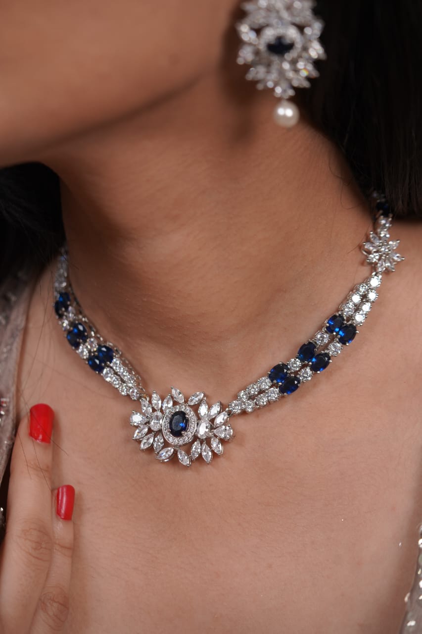 Princess Mia Diamond Necklace Set