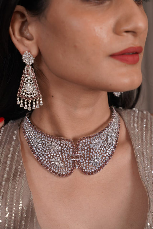 Rosette Diamond Designer Indo Western Set