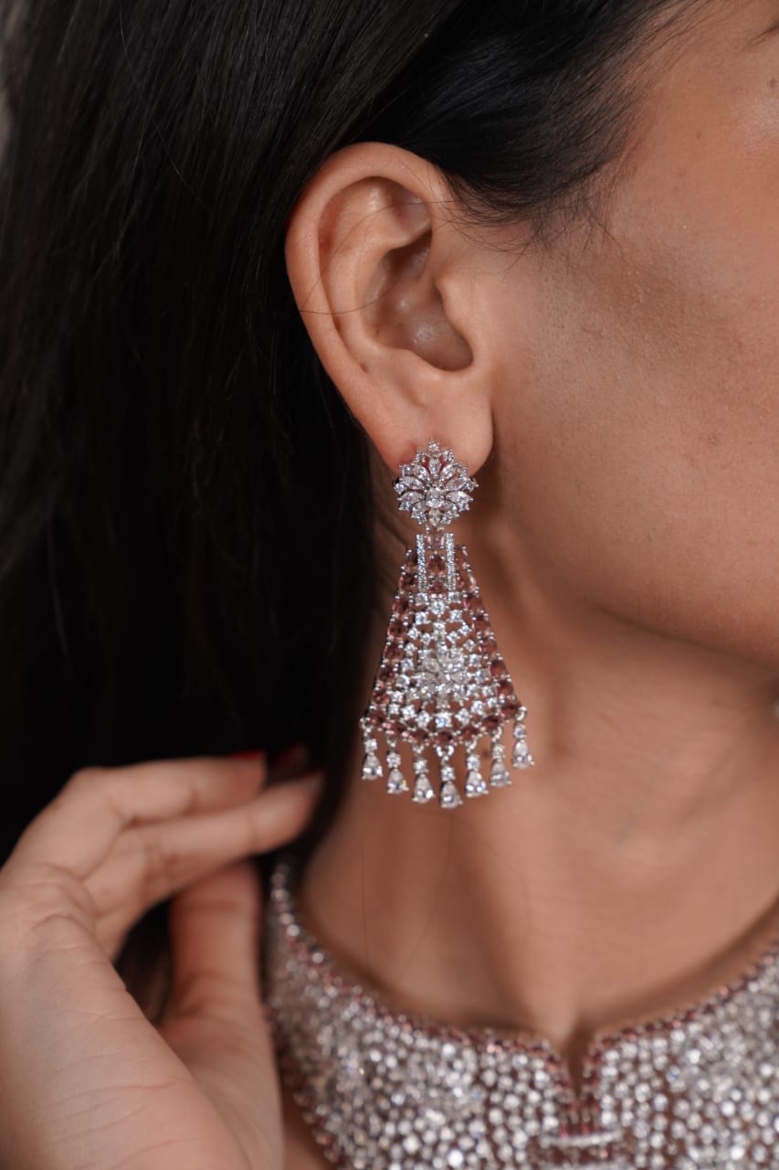 Rosette Diamond Designer Indo Western Set