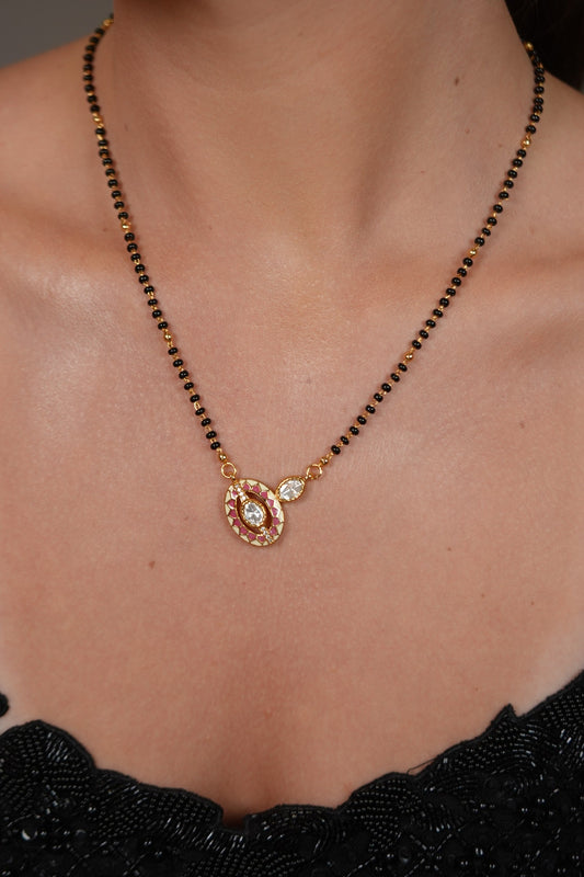 Pavitra Bandhan Meenakari Polki Mangalsutra | Daily Wear