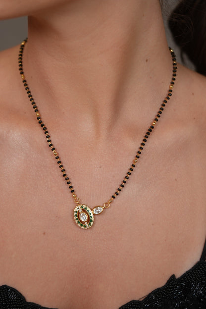 Pavitra Bandhan Meenakari Polki Mangalsutra | Daily Wear