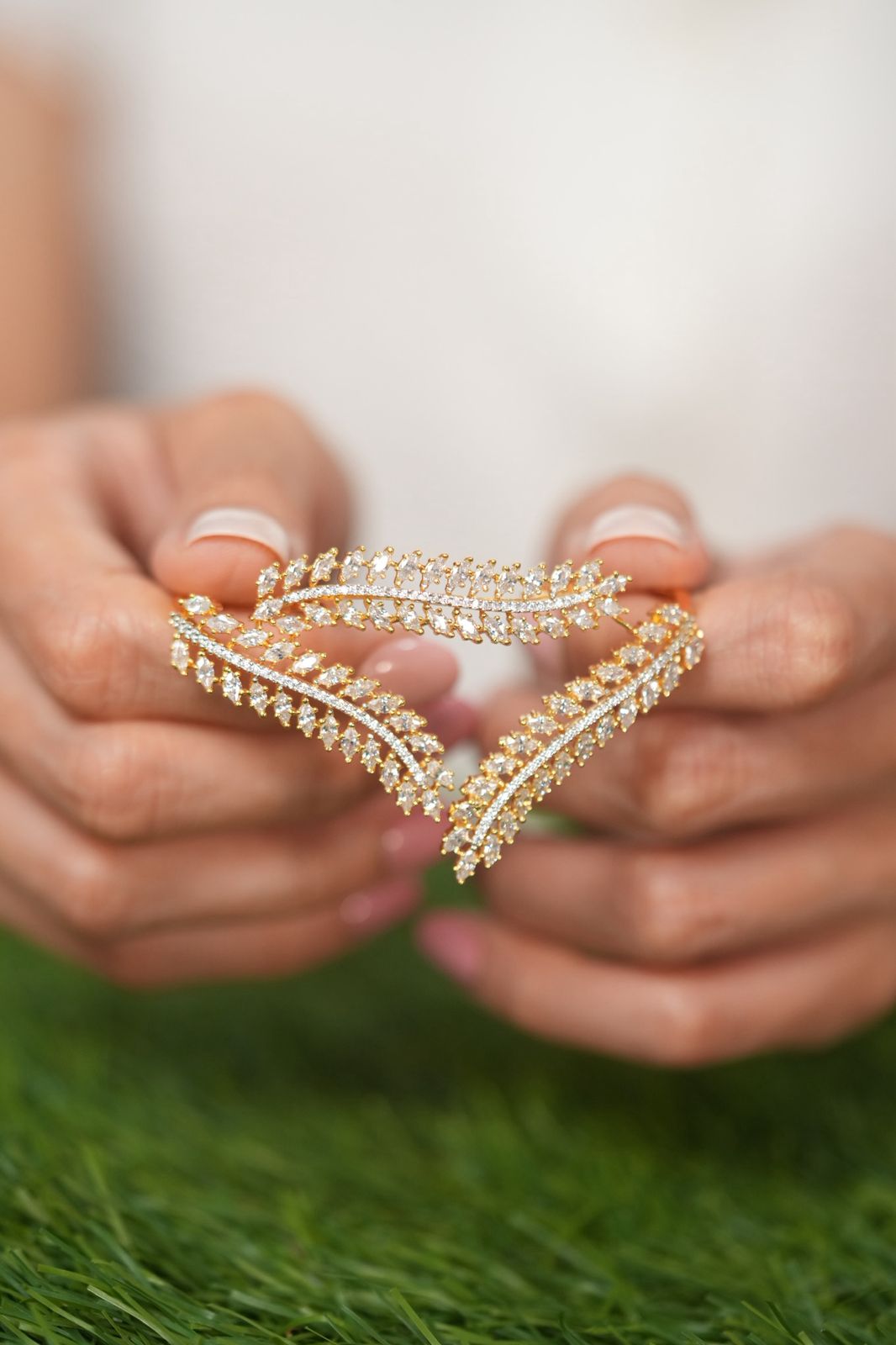 Kay Enveloping 3 Way Diamond Cuff Ring | Statement