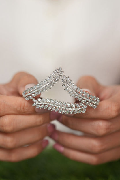 Kay Enveloping 3 Way Diamond Cuff Ring | Statement