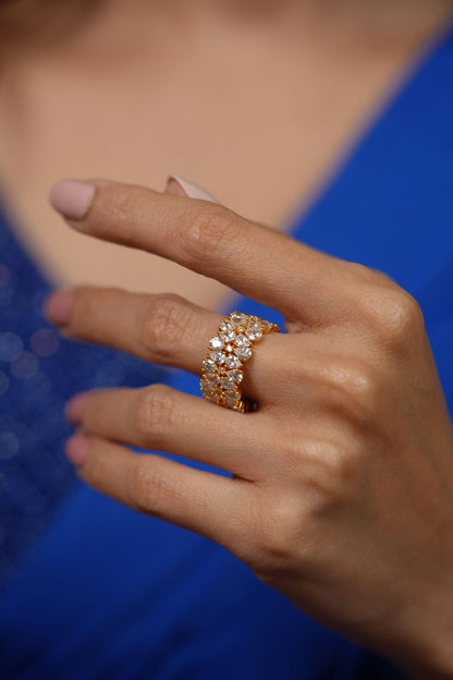 Diva Thick Designer Diamond Band Ring | Daily Wear