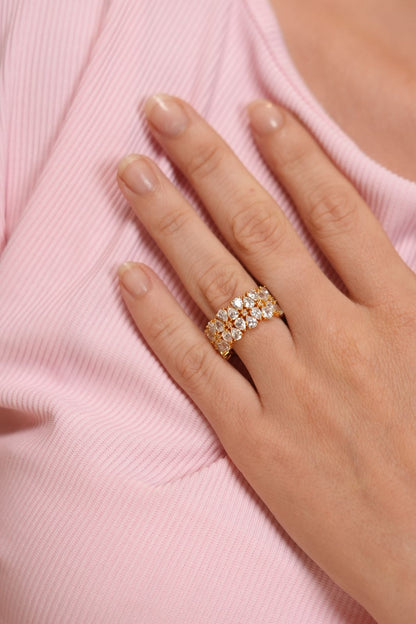 Diva Thick Designer Diamond Band Ring | Daily Wear