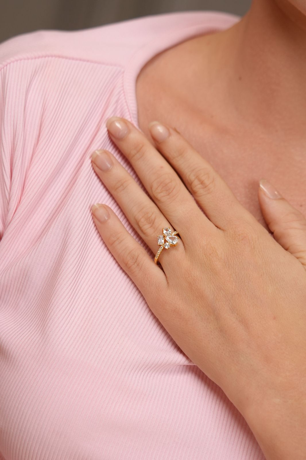 Lolo 4 Tiny Solitiare Diamond Ring | Daily Wear