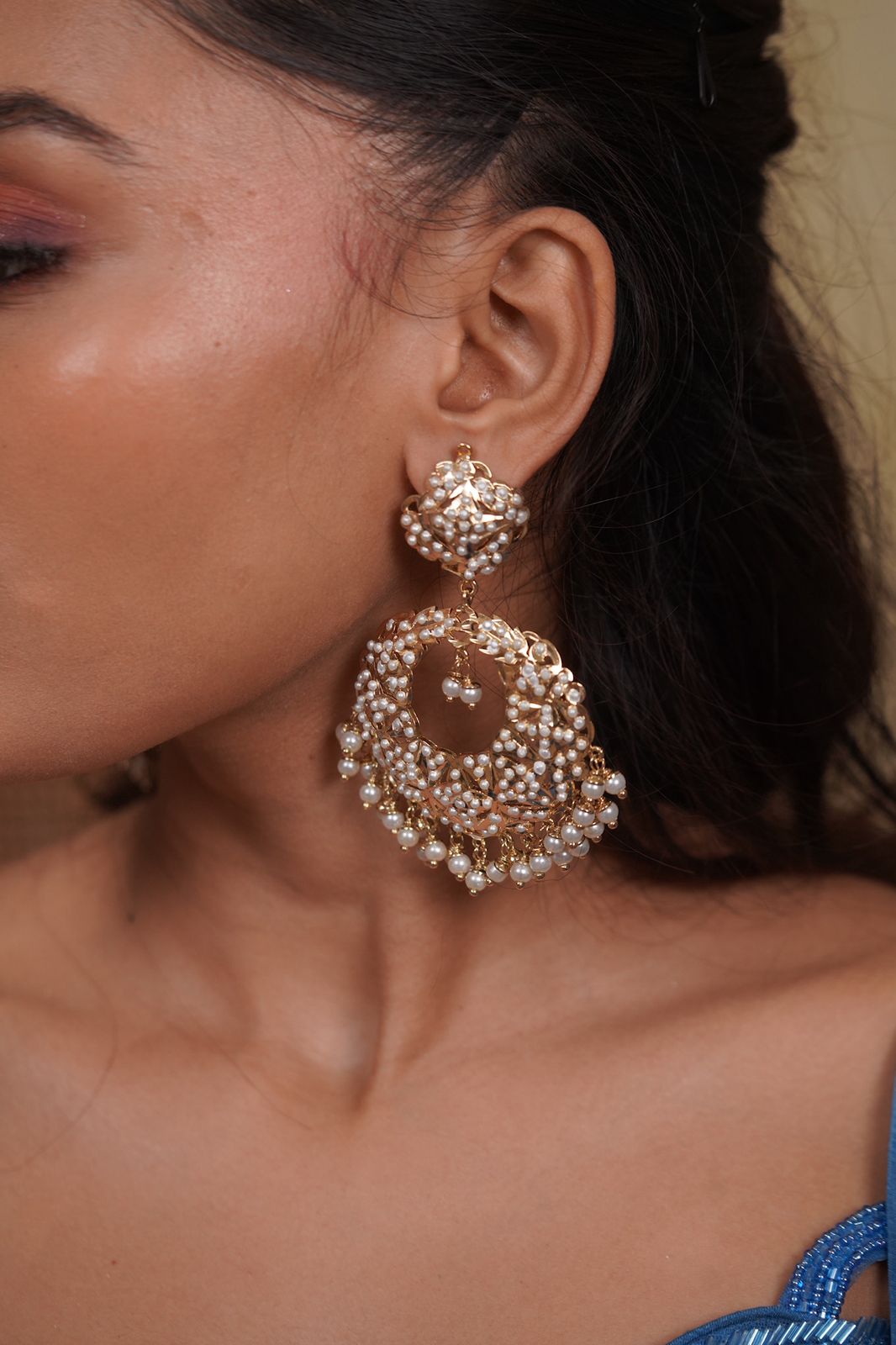 Nafisa Jadaau Indian Traditional Chandbali