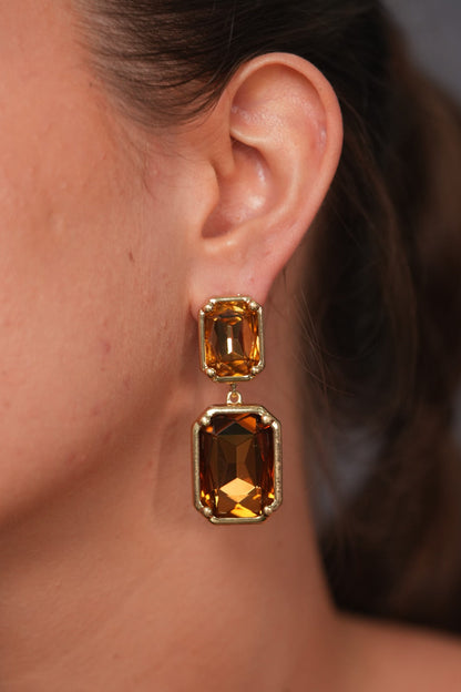 Too Hot For Tulum Champagne Party Wear Earrings