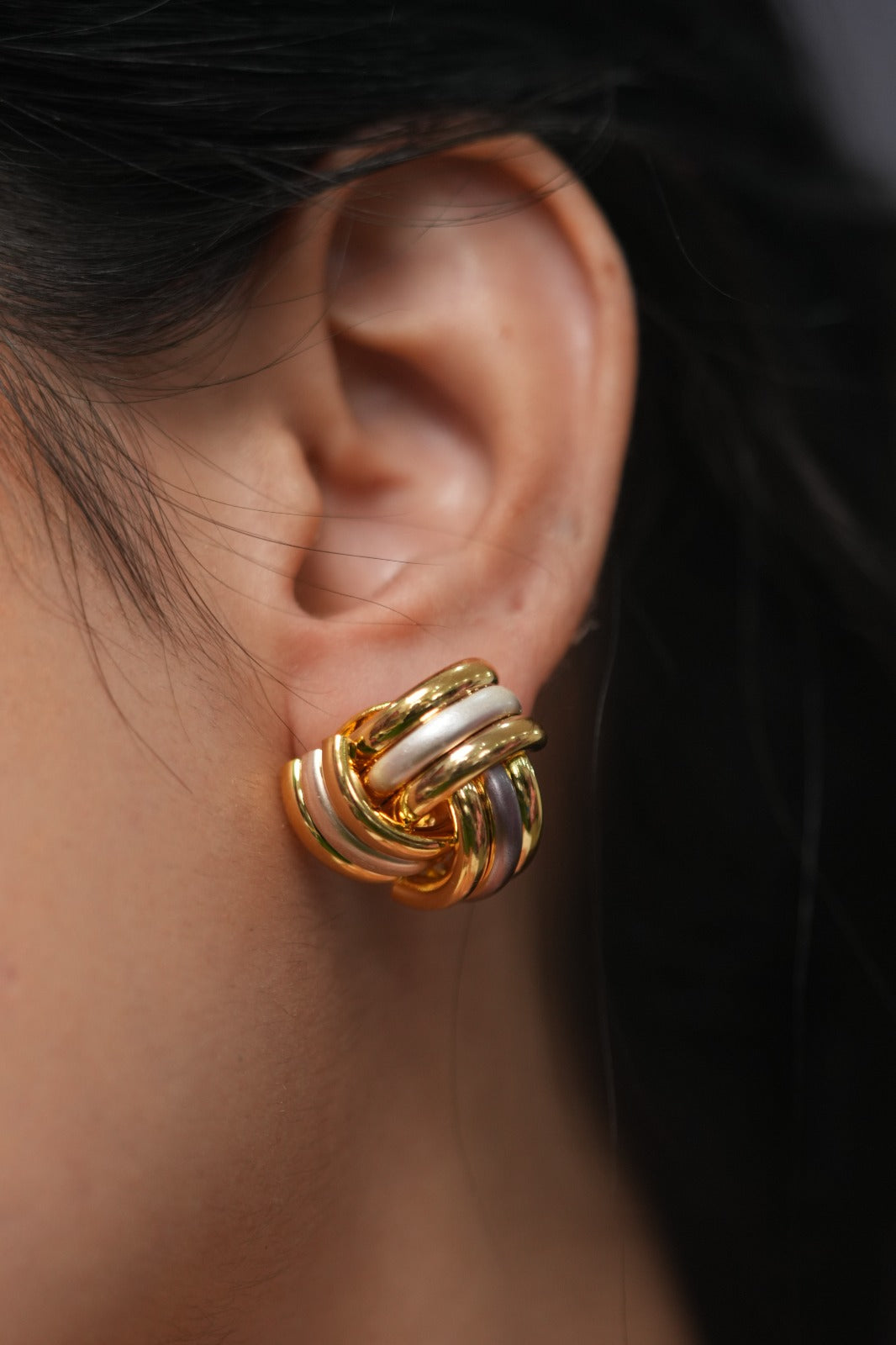 Breaking Berlin Western Gold Party Wear Studs