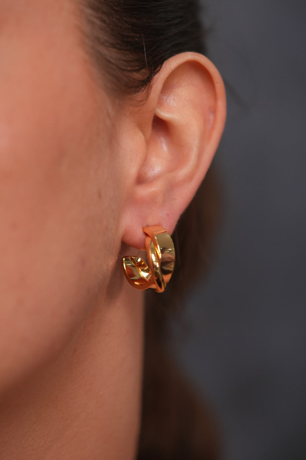 Minimistic Gold  Western Hoop