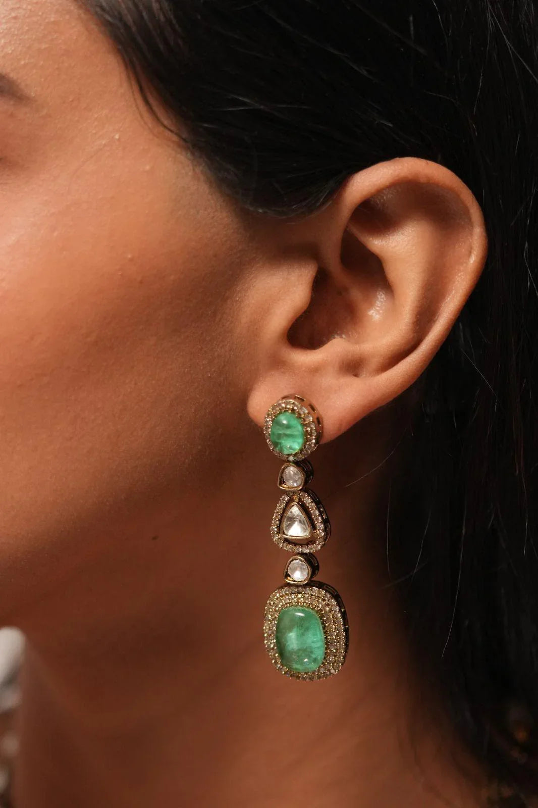 Amayra Polki And Emerald Necklace