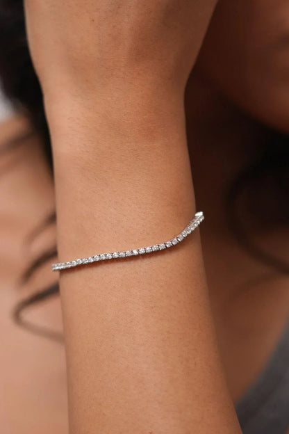 5 Cent Daily Wear Diamond Tennis Bracelet| 2.4mm