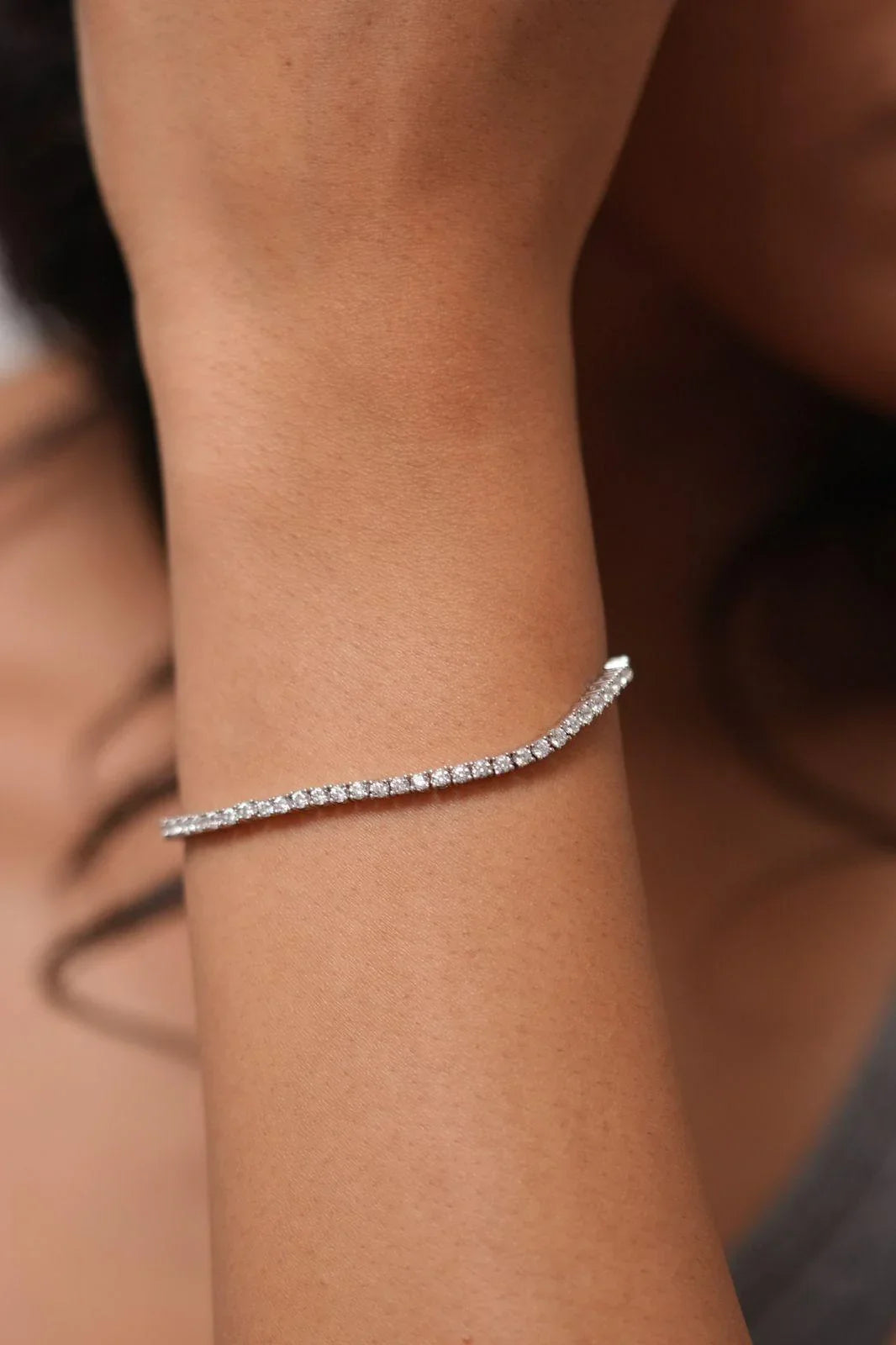 5 Cent Daily Wear Diamond Tennis Bracelet| 2.4mm