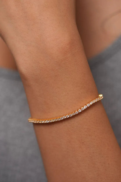 5 Cent Daily Wear Diamond Tennis Bracelet| 2.4mm