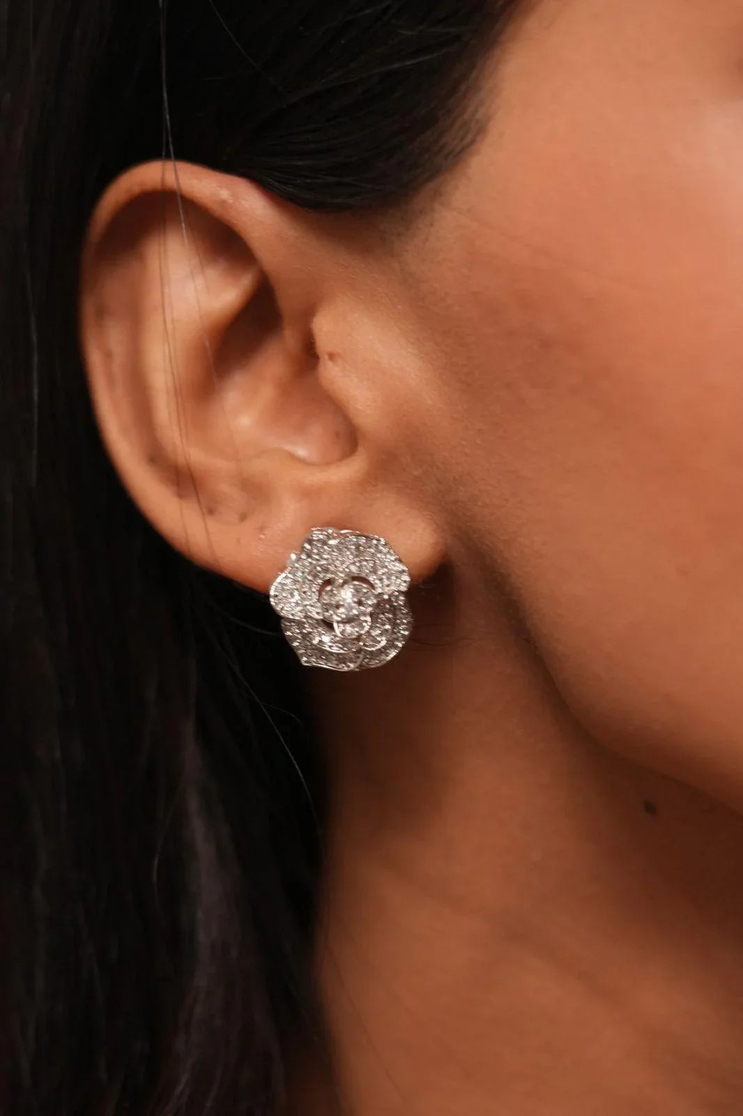 Blooming Rose Diamond Hasli Set |  Flexi