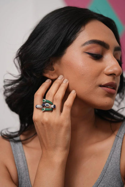 Sasa Designer Diamond Cocktail Ring