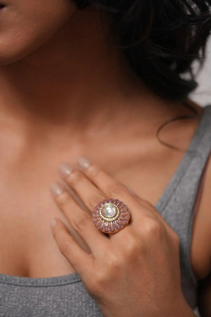 Shubha Indian Polki Ring